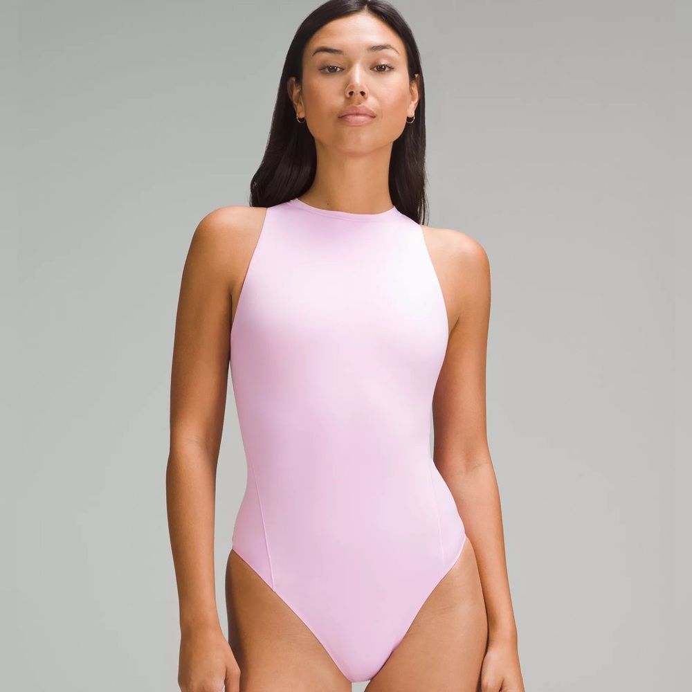 Wundermost Ultra-Soft Nulu High-Neck Sleeveless Bodysuit